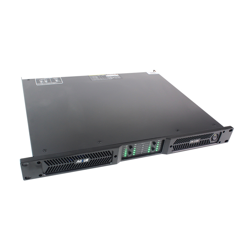  4 Channel 1300W Digital Class D 1U Touring Amplifier