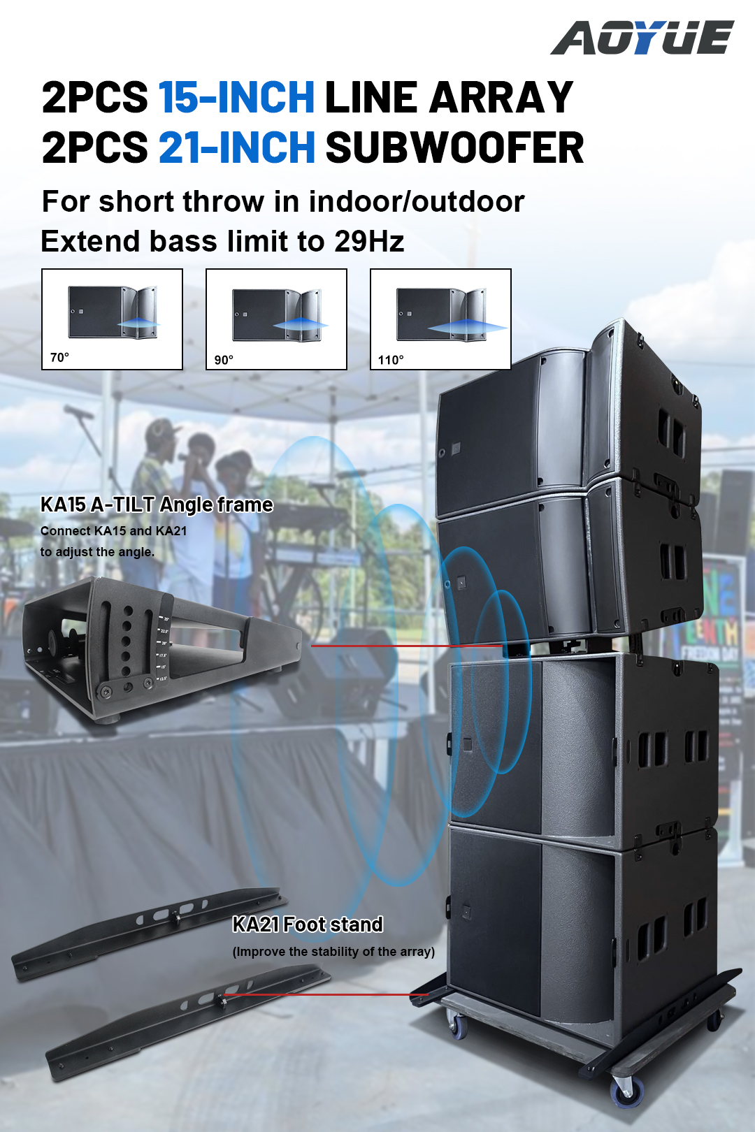 15 inch line array system 